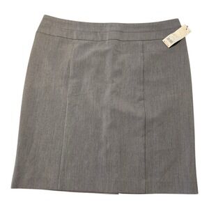 George Women's Size 12 Charcoal Grey Heather‎ Pencil Skirt Business Casual New